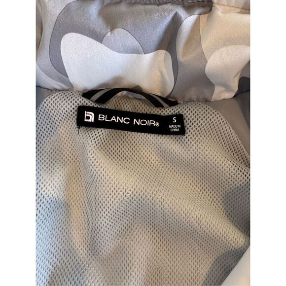 NEW Blanc Noir Tempest Gray Camo Wind Jacket Size Small - Picture 9 of 10